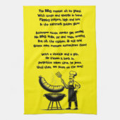 BBQ Master’s Humorous Poem  Theedoek (Verticaal)