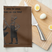 BBQ Master’s Humorous Poem Theedoek (Quarter Fold)