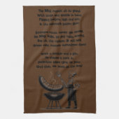 BBQ Master’s Humorous Poem  Theedoek (Verticaal)