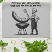 BBQ Master’s Humorous Poem Theedoek (Gevouwen)