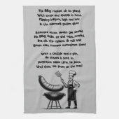 BBQ Master’s Humorous Poem  Theedoek (Verticaal)