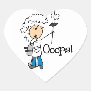 BBQ Mislukt Hart Sticker