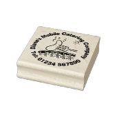BBQ & Mobile Catering Business. Rubberstempel (Stempel)