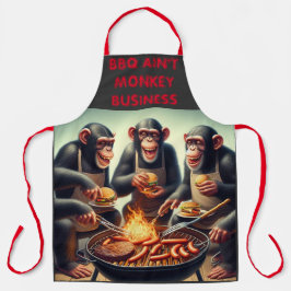 BBQ Monkey Business Schort