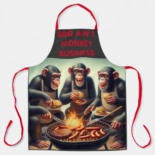 BBQ Monkey Business Schort