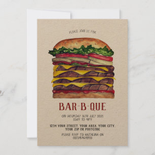 BBQ nodigt gigantische burger uit Kaart