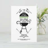 BBQ noemde de moderne gezinshereniging Kaart (Staand voorkant)