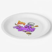 BBQ Octopus Cust. Papieren Bordjes (Gekanteld)