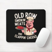 Bbq Old Row Smoking Meats And Clappin Cheeks 1 Muismat (Met muis)
