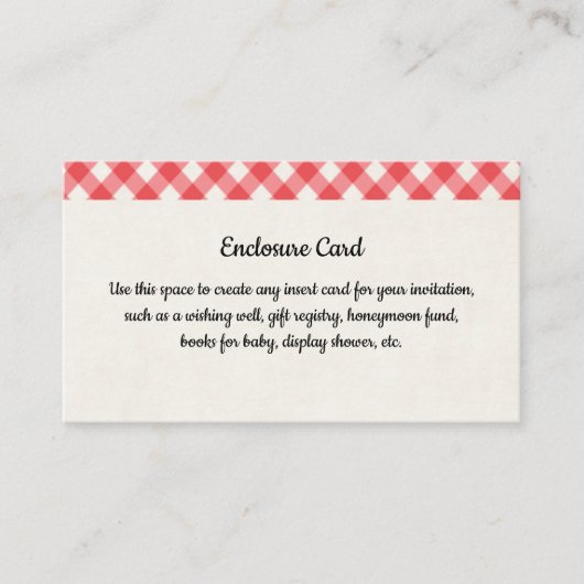 BBQ-omsluitingskaart Informatiekaartje (Voorkant)