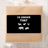 BBQ-overs | Rook van Chef Smoker BBQ Etiket (Insitu)