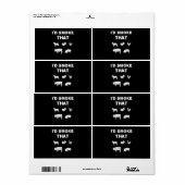 BBQ-overs | Rook van Chef Smoker BBQ Etiket (Full Sheet)