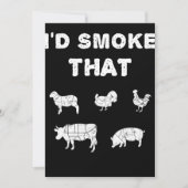 BBQ-overs | Rook van Chef Smoker BBQ Feestdagenkaart (Voorkant)