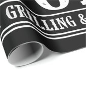 BBQ-overs | Wereldberoemde grilmeester op het werk Cadeaupapier (Rol Hoek)