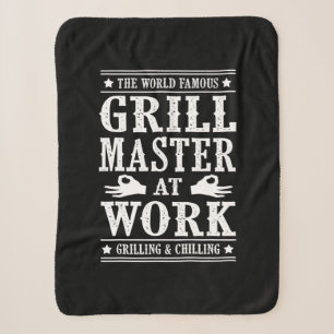 BBQ-overs Wereldberoemde grilmeester op het werk Sherpa Deken