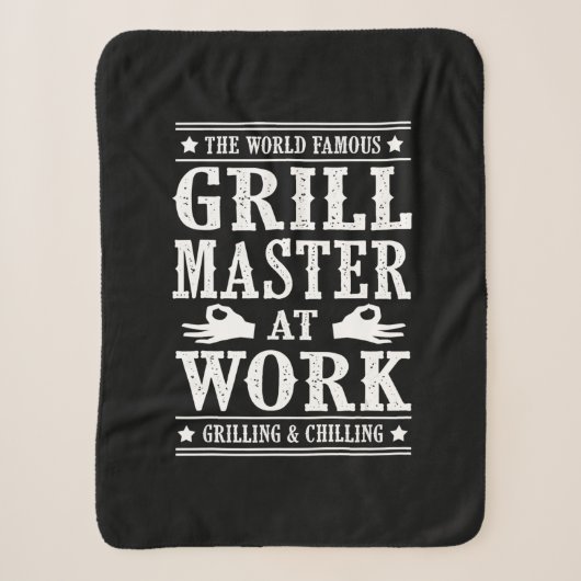 BBQ-overs | Wereldberoemde grilmeester op het werk Sherpa Deken (Voorkant)
