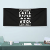 BBQ-overs | Wereldberoemde grilmeester op het werk Spandoek (Beurs)