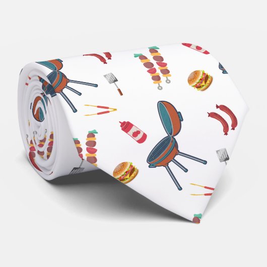 BBQ Pap Stropdas (Opgerold)