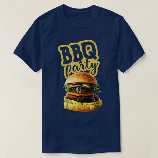 bbq partij t-shirt (Design voorkant)