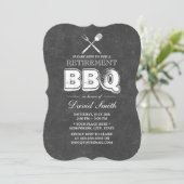 BBQ-partij voor aanpassing aan alkbord Kaart (Staand voorkant)