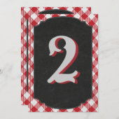 BBQ-partijnummer buiten Bedankkaart (Voorkant / Achterkant)