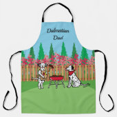 BBQ Party Dalmatian Dad Schort (Voorkant)
