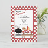 BBQ Party Kaart (Staand voorkant)