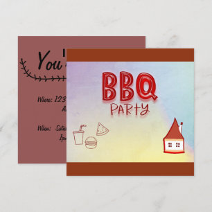 BBQ Party Kaart