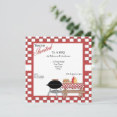 BBQ Party Kaart (Staand voorkant)