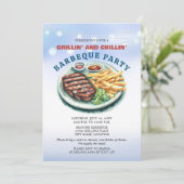 BBQ Party Kaart (Staand voorkant)