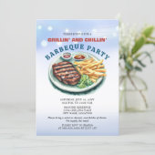 BBQ Party Kaart (Staand voorkant)