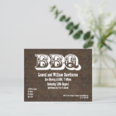 BBQ Party Kaart (Staand voorkant)