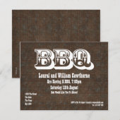 BBQ Party Kaart (Voorkant / Achterkant)