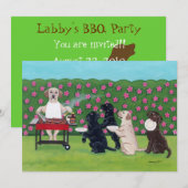 BBQ Party Labs in de Azalea Garden Kaart (Voorkant / Achterkant)