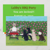 BBQ Party Labs in de Azalea Garden Kaart (Voorkant / Achterkant)