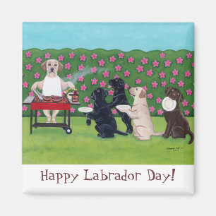 BBQ Party Labs in de Azalea Garden Magneet