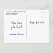 BBQ Party Nodig Flamingo, Margarita & ijs uit Uitnodiging Briefkaart (Achterkant)