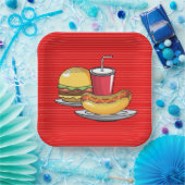 BBQ Party Papieren Bordje (Feest)