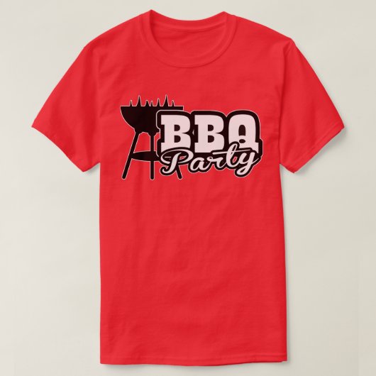 BBQ Party T-shirt (Design voorkant)