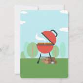 BBQ Party Uitnodiging verjaardag (Achterkant)