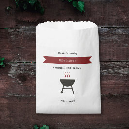 BBQ Party Verjaardag Bedankzakje