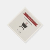 BBQ Party Verjaardag Servet (Hoek)