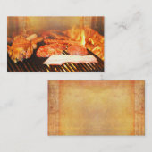 BBQ Party-Visitekaartje Visitekaartje (Voorkant / Achterkant)