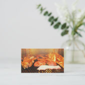 BBQ Party-Visitekaartje Visitekaartje (Staand voorkant)