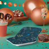 BBQ Pictogrammen Patroon Grillen Gereedschap Vlees Papieren Bordje