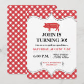 BBQ Pig Party Kaart (Voorkant / Achterkant)