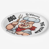 BBQ Pig Pickin' Party Goods Bord (Gekanteld)