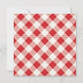 BBQ PINIC FAMILIE REUNION INVITATION KAART (Achterkant)