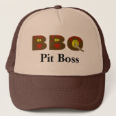 BBQ Pit Boss    CapCustomize it? Trucker Pet (Voorkant)