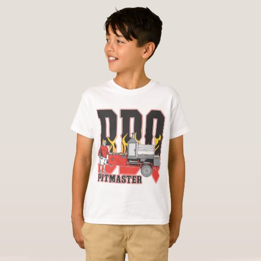 BBQ Pit Master T-shirt (Voorkant volledig)